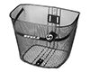 Корзина передняя стационарная Stels крепление на ось Чёрная