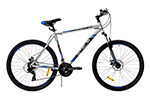 Велосипед Stels Navigator-700 MD 27,5" серебристо/синий 17,5"
