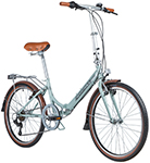Велосипед NOVATRACK 24"AURORA, складной, 6 ск.
