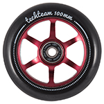 Колесо для трюковых самокатов Tech Team X-Treme 6S-100 mm, красн.