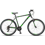 Велосипед Stels Navigator-700 MD 27,5" черный/зеленый 21"