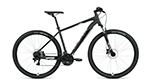 Велосипед Forward APACHE 29 3.2 disc (2021) 19" черный матовый/серебристый