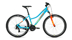 Велосипед Forward JADE 27,5 1.2 S (2021) 16.5" бирюзовый/желтый