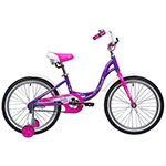 Детский велосипед Novatrack Angel 20 (2019) фиолетовый