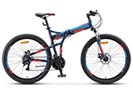 Горный (MTB) велосипед STELS Pilot 950 MD 26 V011 (2020) тёмно-синий 19"