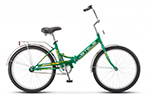 Велосипед складной STELS Pilot 710 24" Z010 зелено/желтый