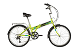 Подростковый городской велосипед Novatrack TG-24 Classic 6.0 NF (2021) зеленый