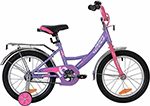 Детский велосипед Novatrack Vector 16  фиолетовый