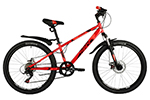 Велосипед NOVATRACK EXTREME Disc 24" (2021), рама 11", красный