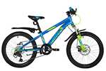 Подростковый горный (MTB) велосипед Novatrack Pointer 20 6.D (2021) синий