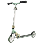 Детский городской самокат TechTeam Comfort 145R 2021, белый/зеленый