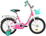 Детский велосипед Novatrack Maple 16 (2021) розовый