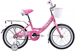 Детский велосипед Novatrack Girlish Line 16 (2019) розовый